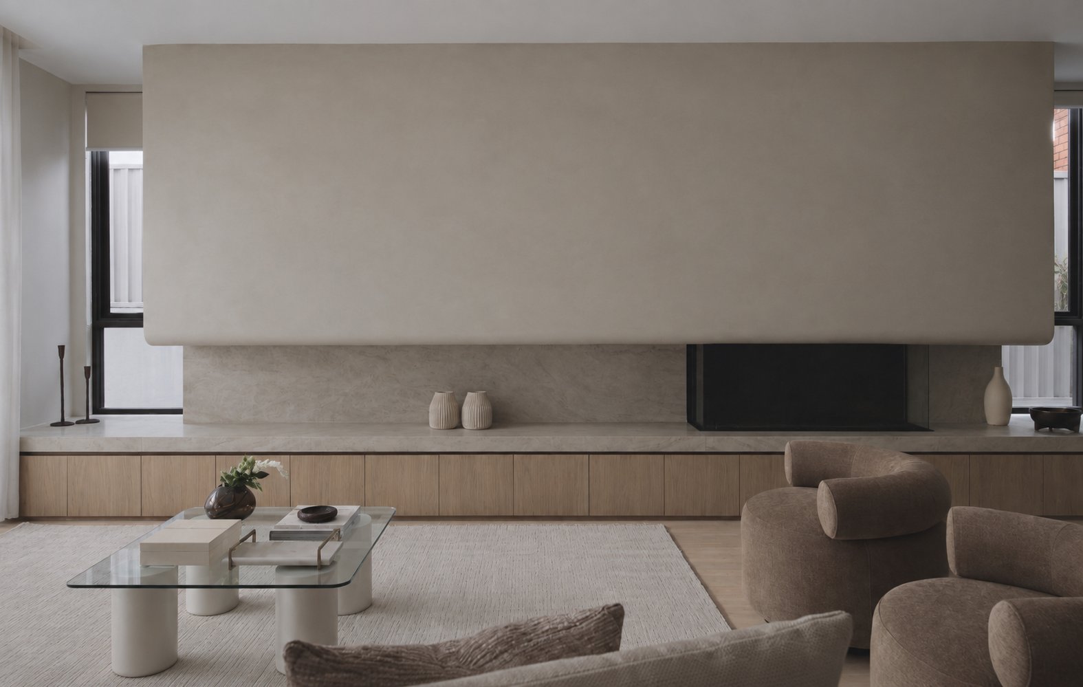 Same interior in flat overcast light