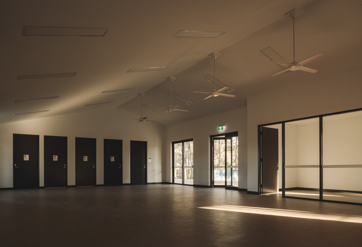 Kurrajong Scouts · hall interior photography by Jason Romeo · view 14