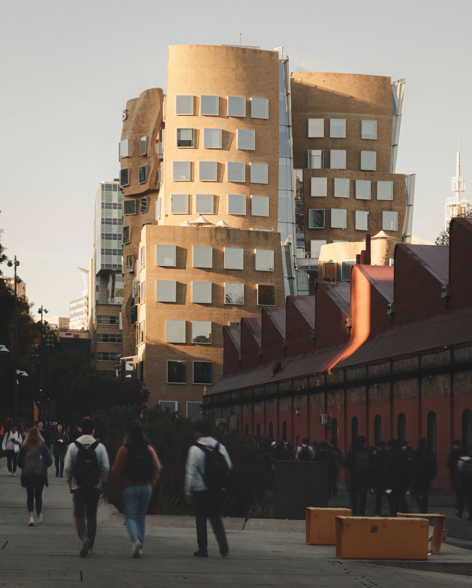 UTS Dr Chau Chak Wing Building in its streetscape